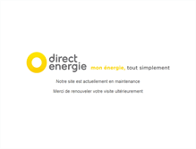 Tablet Screenshot of guide.direct-energie.com