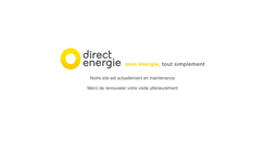 Desktop Screenshot of espacepros.direct-energie.com