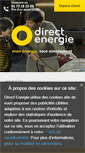 Mobile Screenshot of direct-energie.com